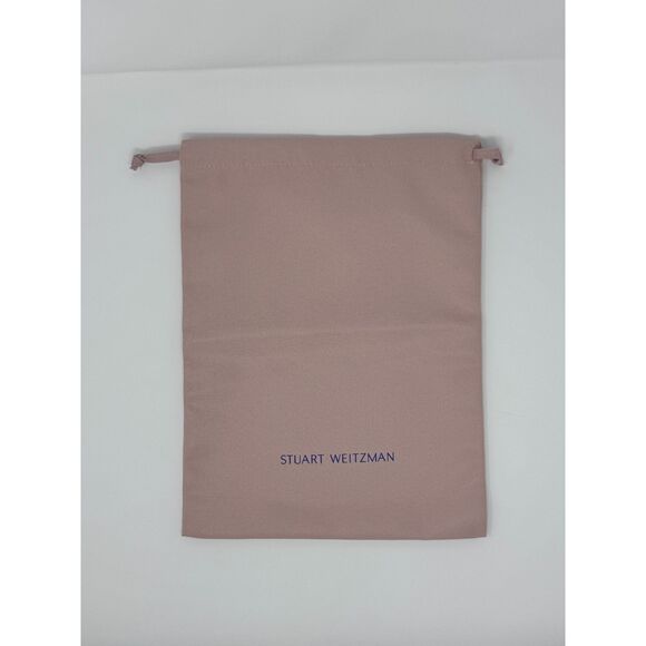 Stuart Weitzman Pink Shoe Dust Bag Purse Handbag Storage Travel 14"x10.5" - Picture 1 of 5